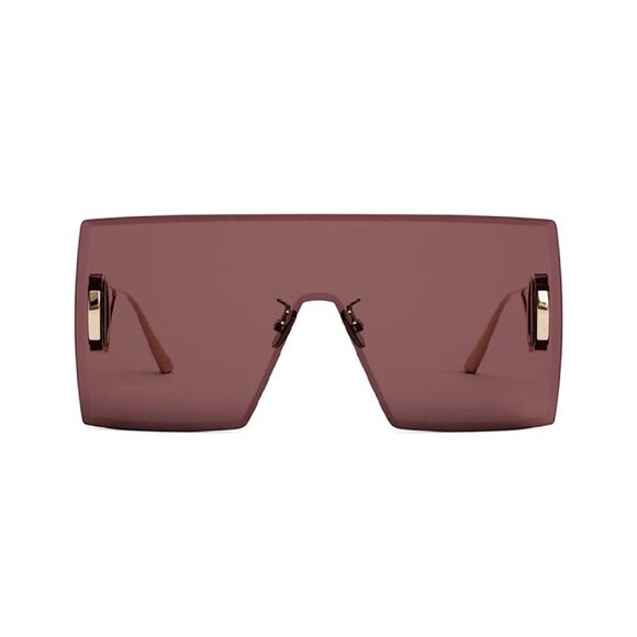 NEW DIOR SUNGLASSES, GOLD/BURGUNDY WOMEN SHIELD DIOR 30MONTAIGNE M1U B0D0